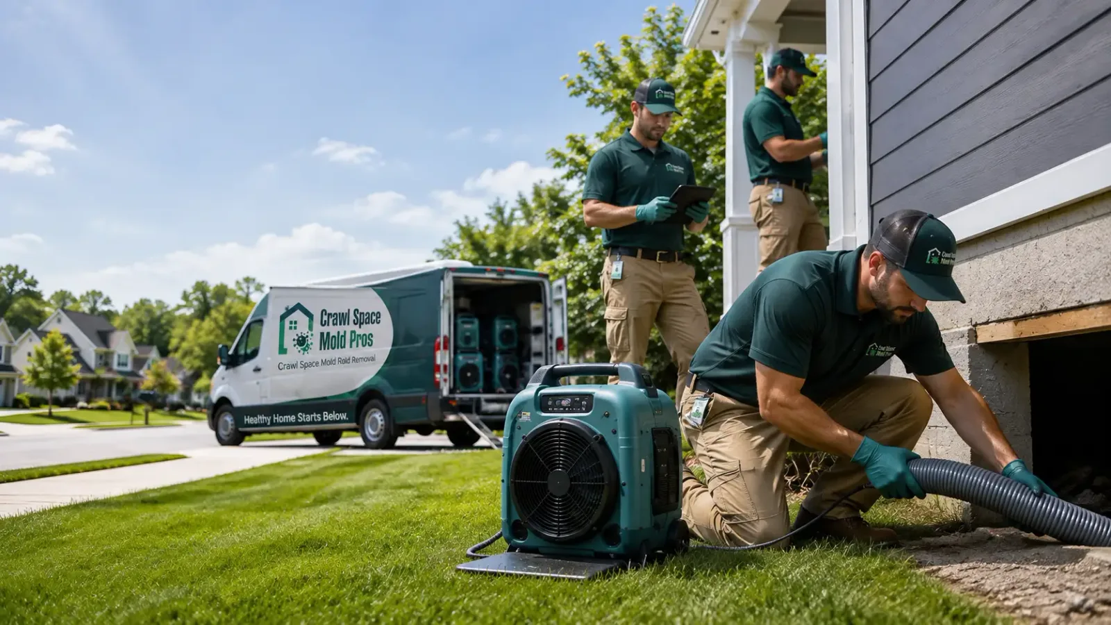 Crawl Space Mold Removal in Belvidere, NE